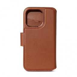 Decoded iPhone 15 Pro Max Etui Leather Detachable Wallet Tan