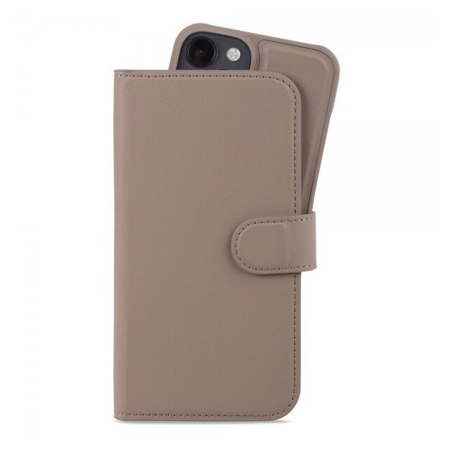 holdit iPhone 15 Etui Wallet Case Magnet Plus Mocha Brown