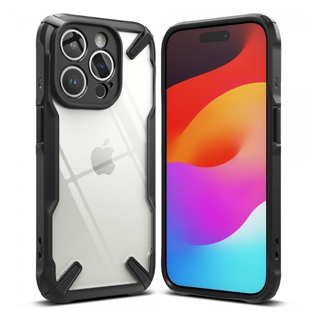 Ringke iPhone 15 Pro Cover Fusion X Sort