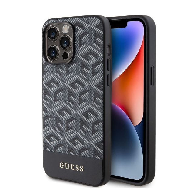 Guess iPhone 15 Pro Max Cover G Cube MagSafe Sort