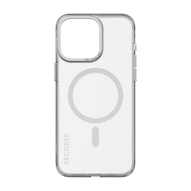 Decoded iPhone 15 Pro Max Cover Recycled Plastic Clear Case Transparent