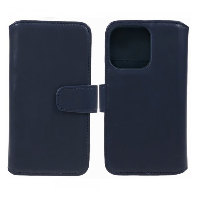 Nordic Covers iPhone 15 Pro Max Etui Essential Leather Heron Blue