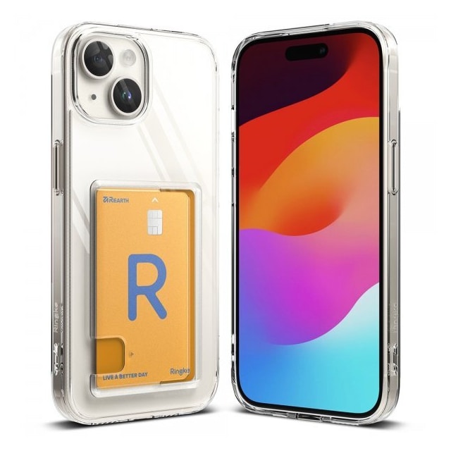 Ringke iPhone 15 Plus Cover Fusion Card Clear