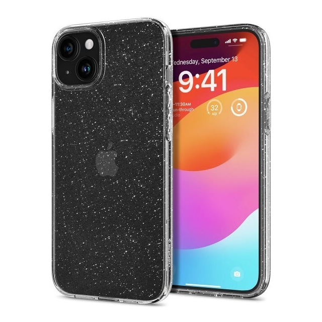 Spigen iPhone 15 Cover Liquid Crystal Glitter Crystal Quartz