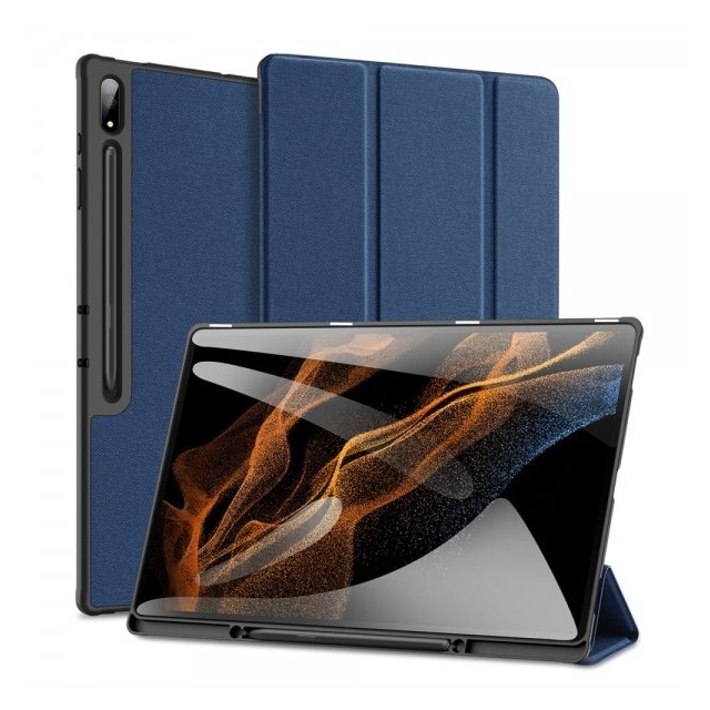 DUX DUCIS Samsung Galaxy Tab S9 Ultra SM-X910 SM-X916 Etui Domo Series Blå