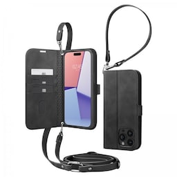 Spigen iPhone 15 Pro Max Etui Wallet S Pro Sort