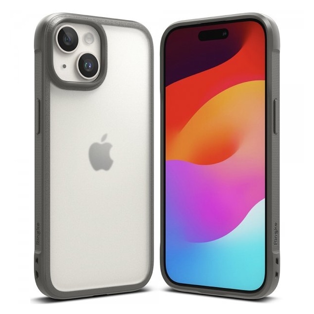 Ringke iPhone 15 Plus Cover Fusion Bold Matte Gray