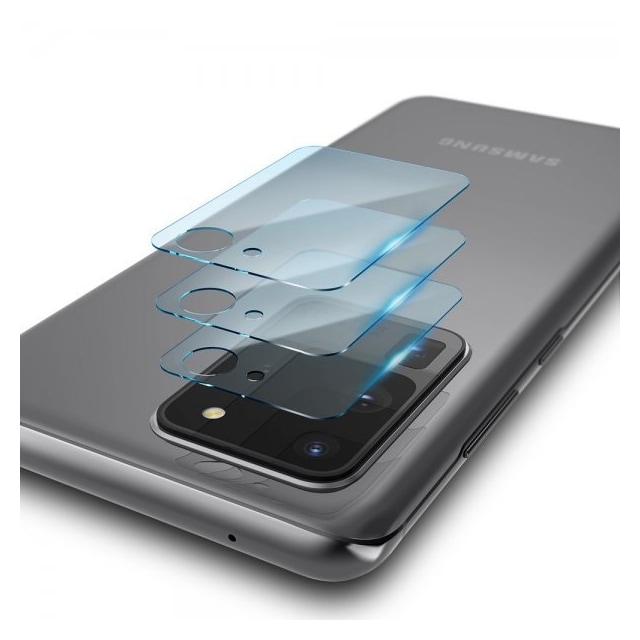 Ringke Samsung Galaxy S20 Ultra Kameralinsebeskytter Camera Protector Glass 3-pack