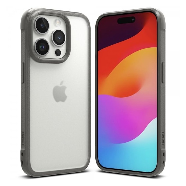 Ringke iPhone 15 Pro Cover Fusion Bold Matte Gray