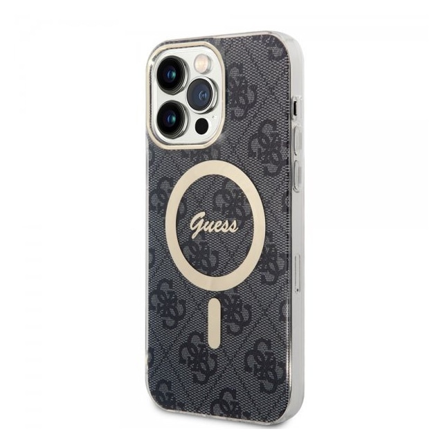 Guess iPhone 14 Pro Max Cover 4G Pattern MagSafe Sort
