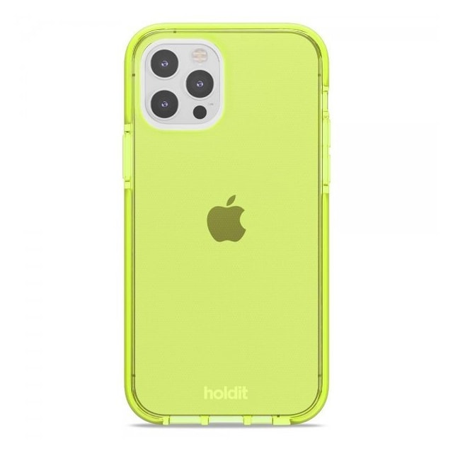 holdit iPhone 12/iPhone 12 Pro Cover Seethru Acid Green