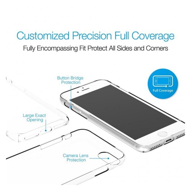Just Mobile iPhone 7 Plus/iPhone 8 Plus Cover TENC Air Transparent Klar