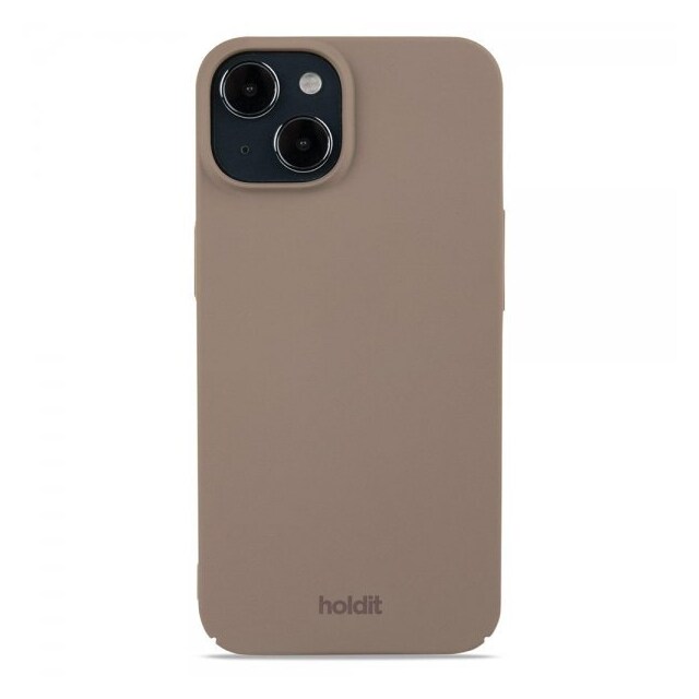 holdit iPhone 15 Cover Slim Case Mocha Brown