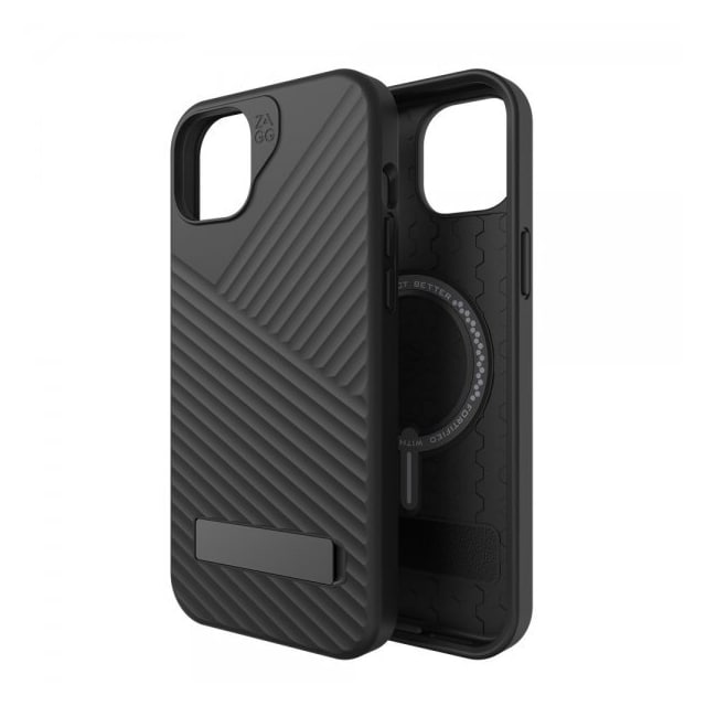 ZAGG iPhone 14 Plus/iPhone 15 Plus Cover Denali Snap Kickstand Sort