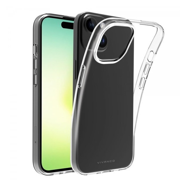 Vivanco iPhone 15 Pro Cover Slim TPU Transparent