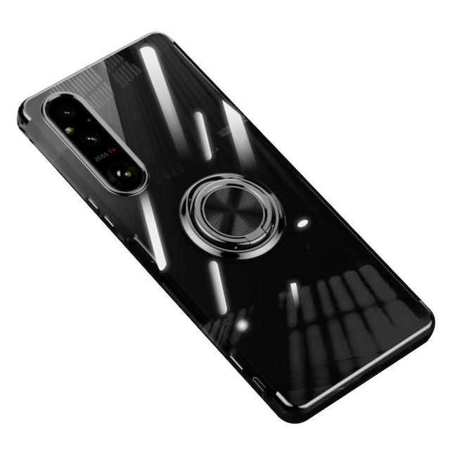 Til Sony Xperia 1 V TPU telefontaske med ringstøtte