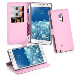 Samsung Galaxy NOTE EDGE Pungetui Cover Case (Lyserød)