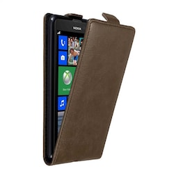 Nokia Lumia 625 Pungetui Flip Cover (Brun)