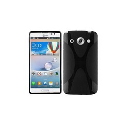 LG OPTIMUS G PRO Etui Case Cover (Sort)