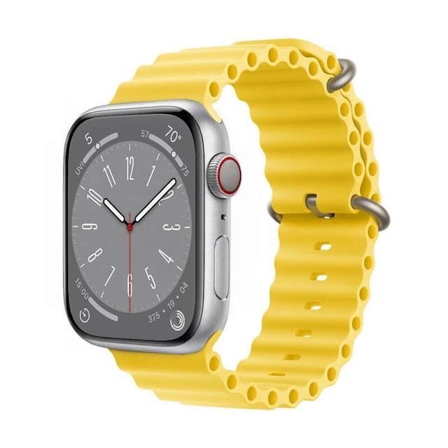 RIB Sport Urrem Apple Watch 9 (41mm) - Gul