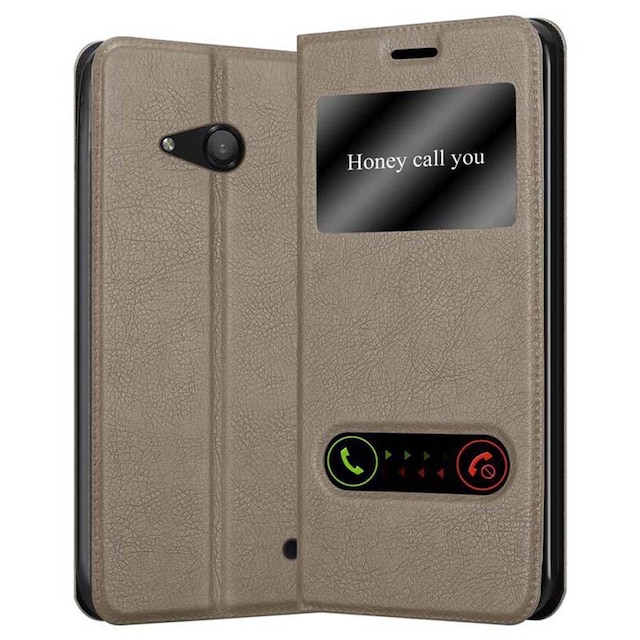 Pungetui Nokia Lumia 550 Cover Case (Brun)