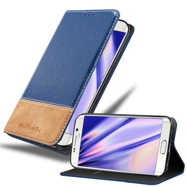 Samsung Galaxy S6 EDGE Etui Case Cover (Blå)