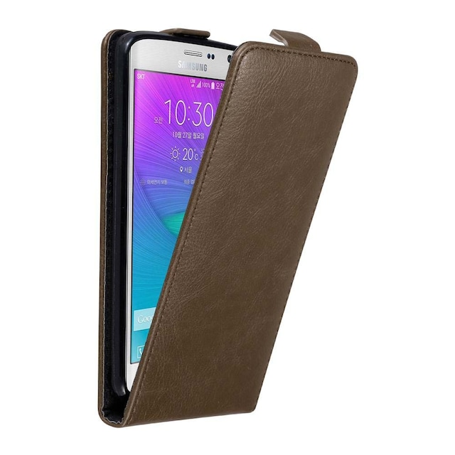 Samsung Galaxy NOTE EDGE Pungetui Flip Cover (Brun)