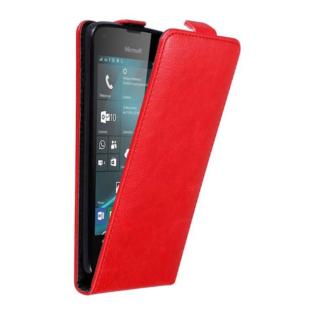 Nokia Lumia 550 Pungetui Flip Cover (Rød)