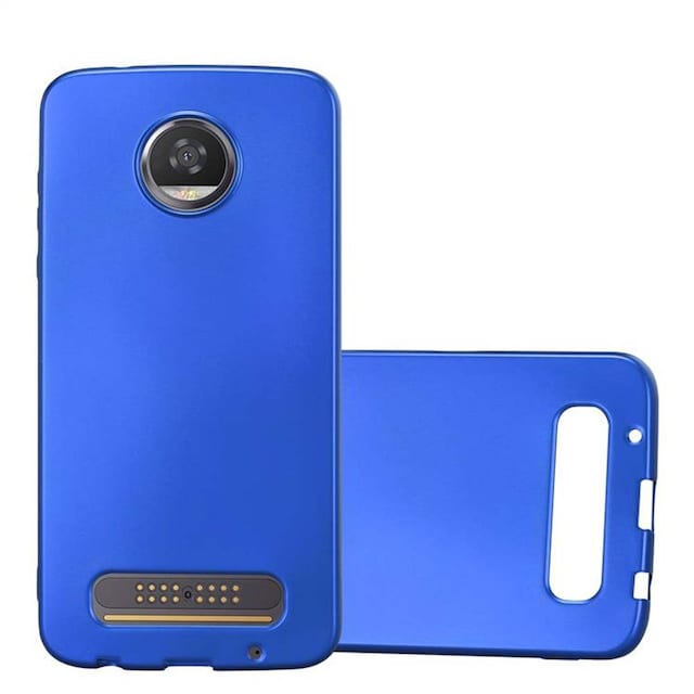 Motorola MOTO Z2 PLAY / Z2 FORCE Cover Etui Case (Blå)