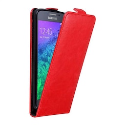 Samsung Galaxy ALPHA Pungetui Flip Cover (Rød)