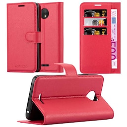 Motorola MOTO C Pungetui Cover Case (Rød)