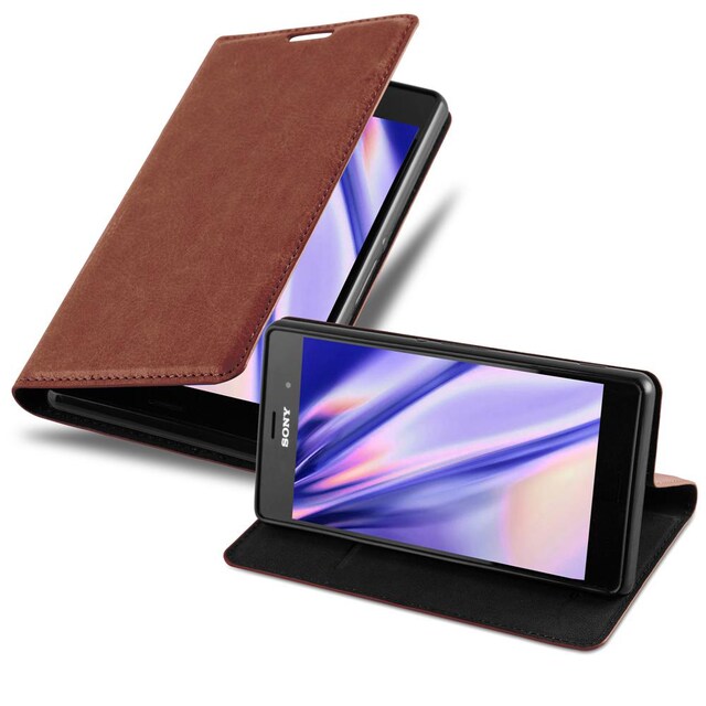 Cover Sony Xperia Z3 Etui Case (Brun)