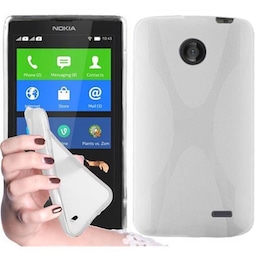 Nokia X Etui Case Cover (Hvid)