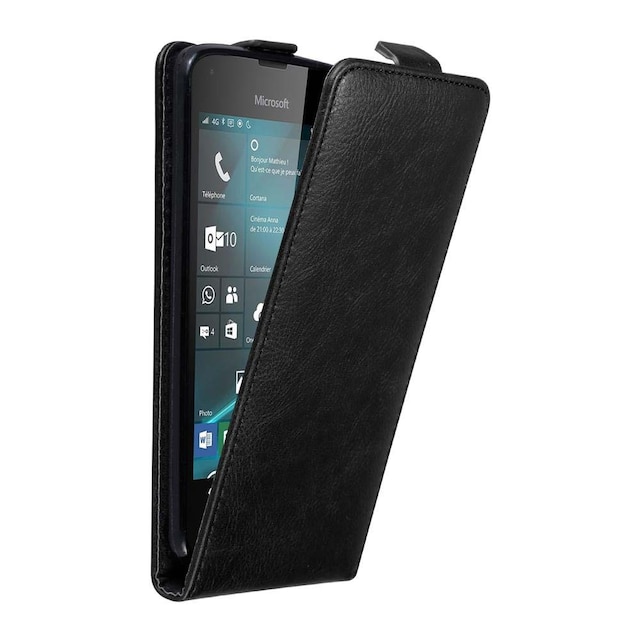 Nokia Lumia 550 Pungetui Flip Cover (Sort)