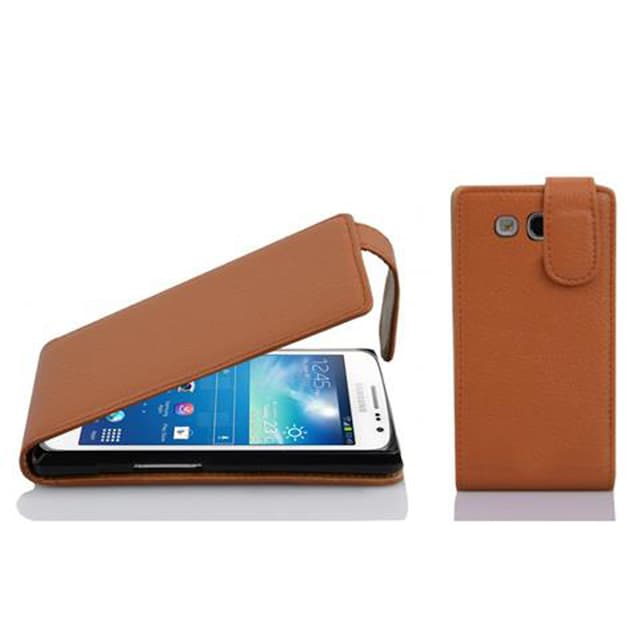 Samsung Galaxy EXPRESS 2 Pungetui Flip Cover (Brun)