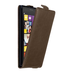 Nokia Lumia 1020 Pungetui Flip Cover (Brun)