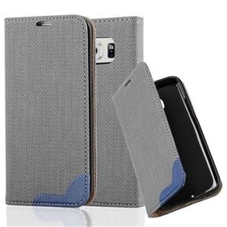 Samsung Galaxy S6 EDGE Pungetui Cover Case (Grå)