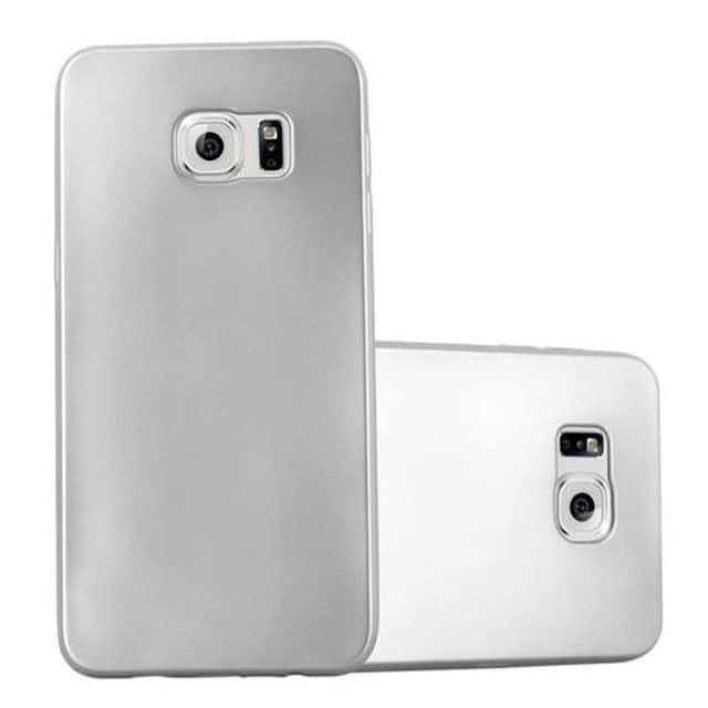 Samsung Galaxy S6 EDGE Cover Etui Case (Sølv)
