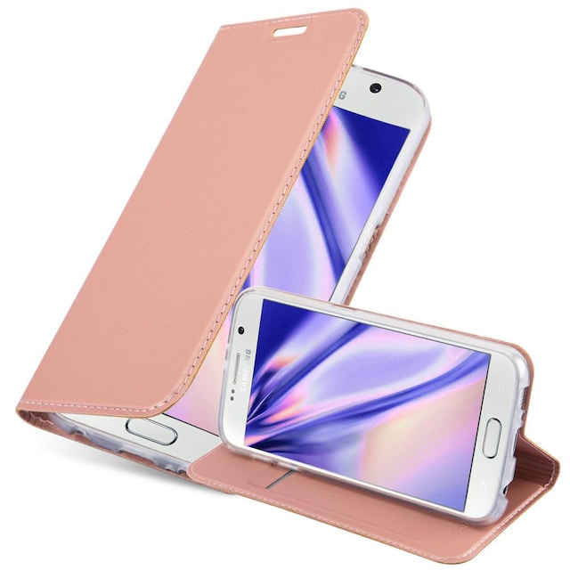 Cover Samsung Galaxy S6 Etui Case (Lyserød)