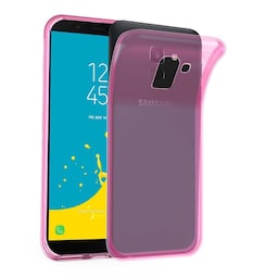 Samsung Galaxy J6 2018 Cover TPU Etui (Lyserød)