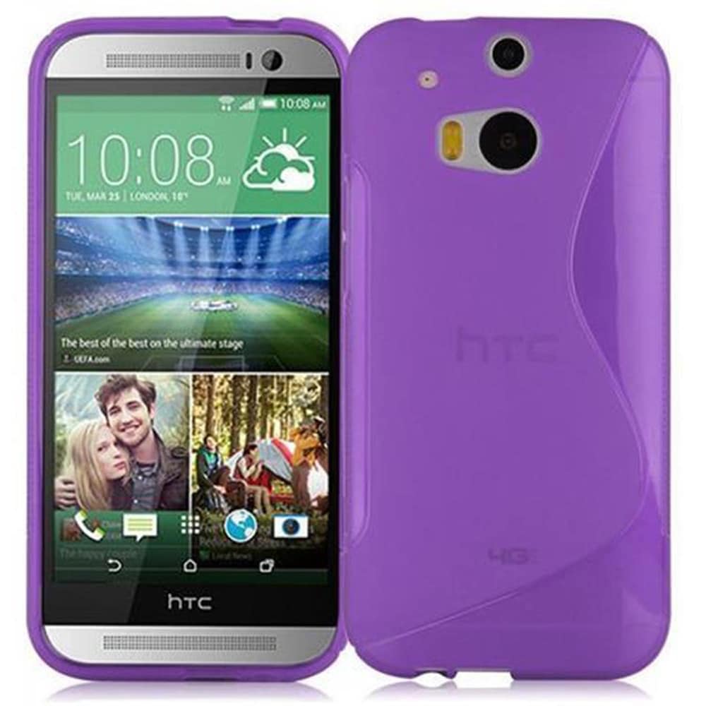 HTC ONE M8 Etui Case Cover (Lilla) | Elgiganten