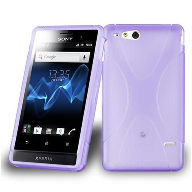 Sony Xperia GO Etui Case Cover (Lilla)