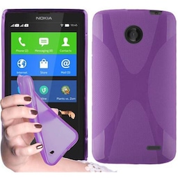 Nokia X Etui Case Cover (Lilla)