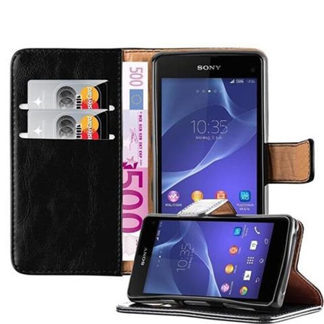 Cover Sony Xperia Z1 COMPACT Etui Case (Sort)