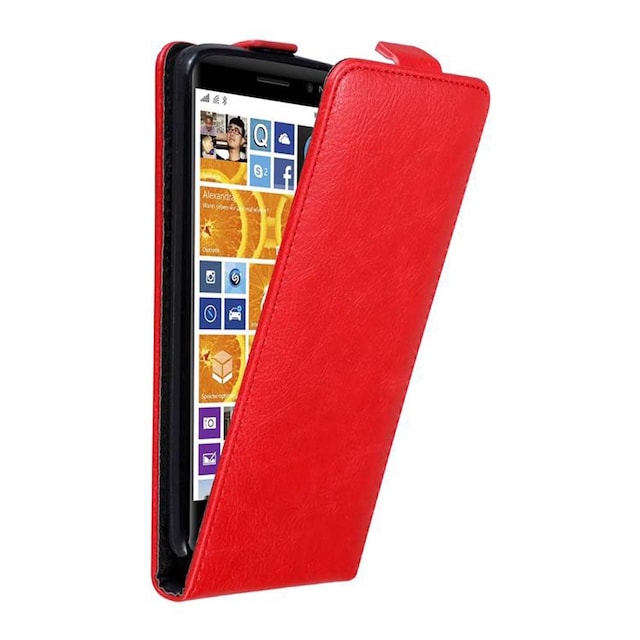 Nokia Lumia 830 Pungetui Flip Cover (Rød)
