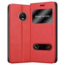Pungetui Motorola MOTO G5 PLUS Cover Case (Rød)