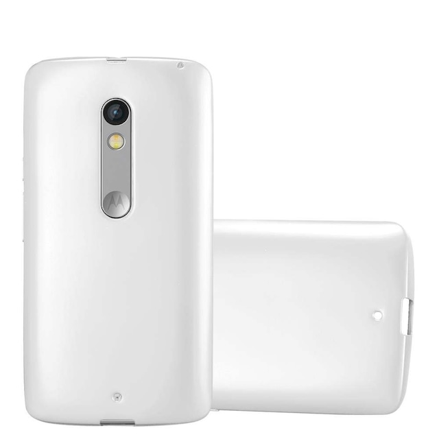 Motorola MOTO X PLAY Cover Etui Case (Sølv)
