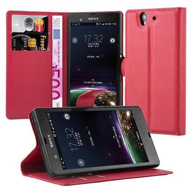 Sony Xperia Z Pungetui Cover Case (Rød)