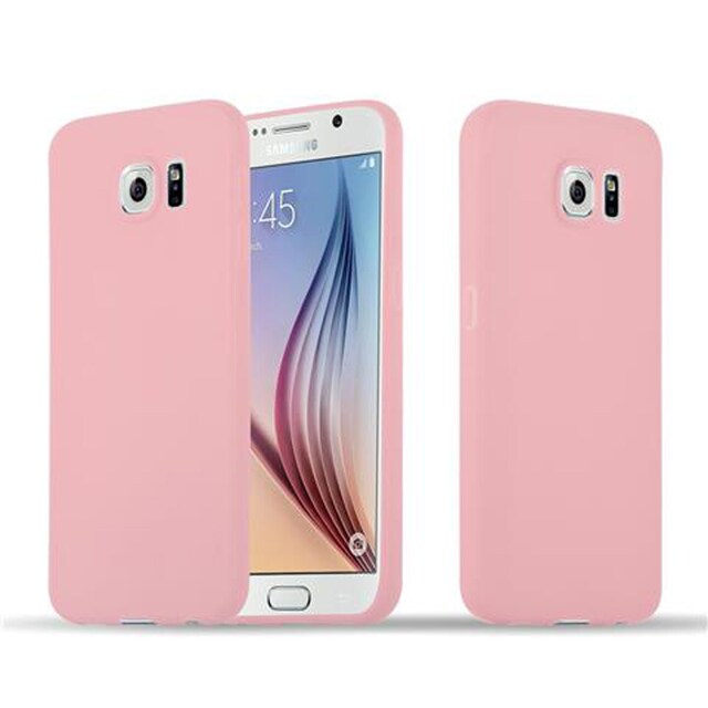 Cover Samsung Galaxy S6 Etui Case (Lyserød)