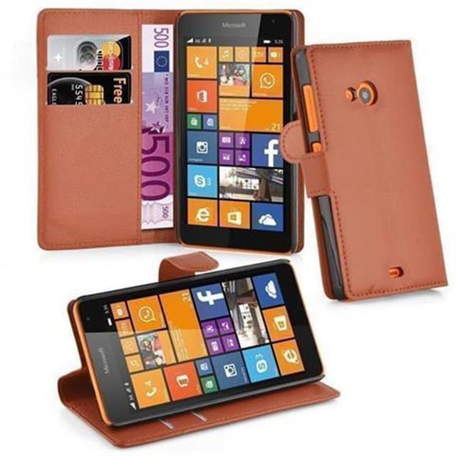 Nokia Lumia 535 Pungetui Cover Case (Brun)